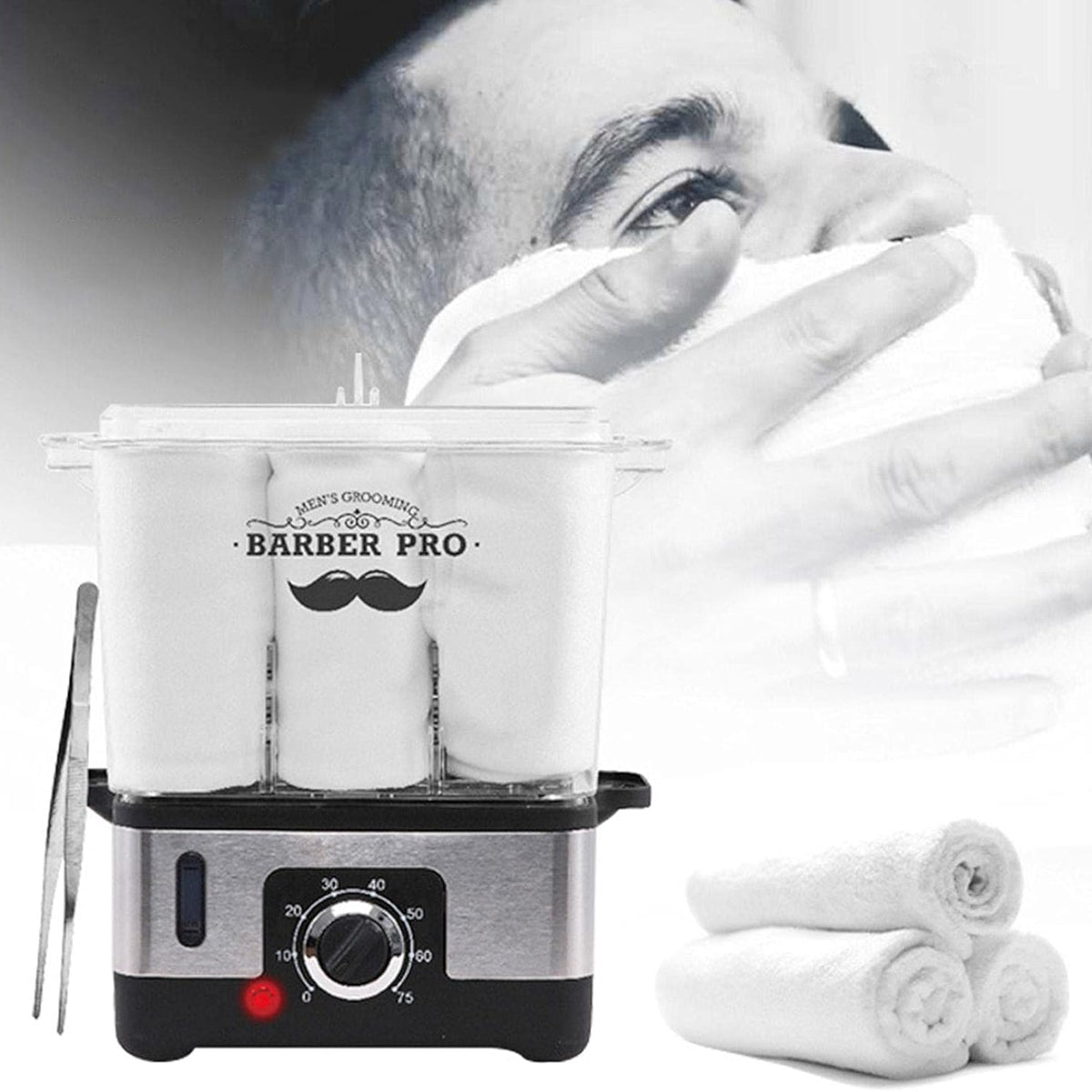 Calentador De Toallas a Vapor Premium Para Barbería – BEARD ALFA
