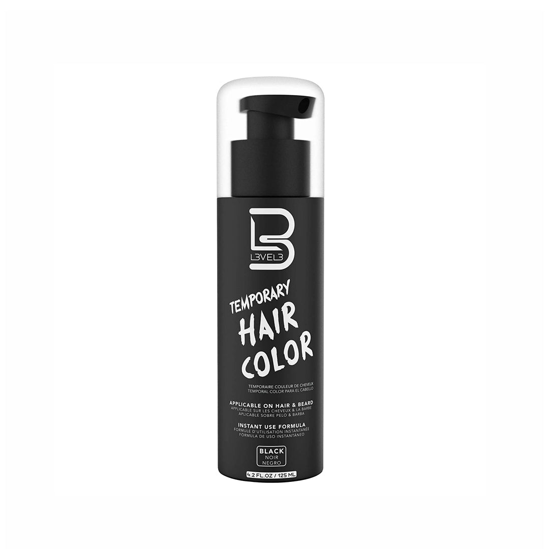 L3VEL3™ | Temporary Beard Color Black 125ml.
