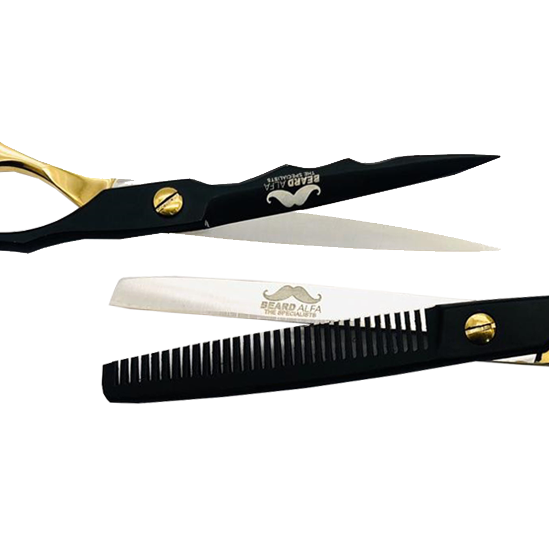 Beard Alfa | Tijeras Gold 6.5