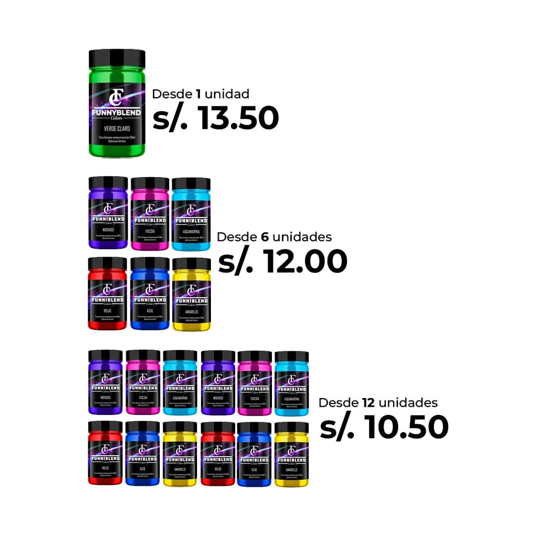 Color | Funnyblend Colors - Tintes para el Cabello