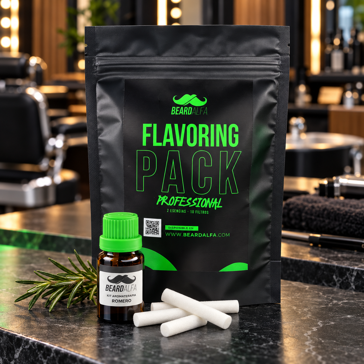 Beard Alfa | Alfa Esencias de Aromaterapia para Vaporizador Facial