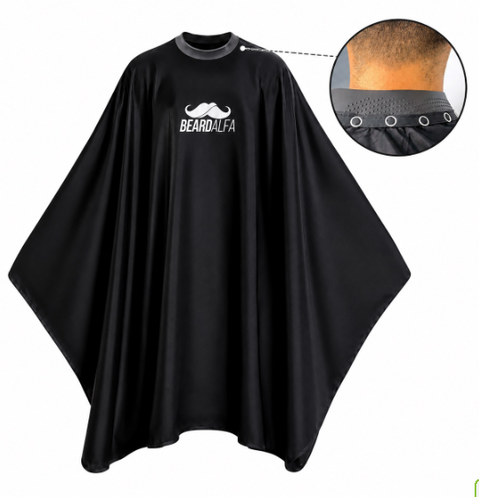 Beard Alfa | Capa Con Cuello Silicona