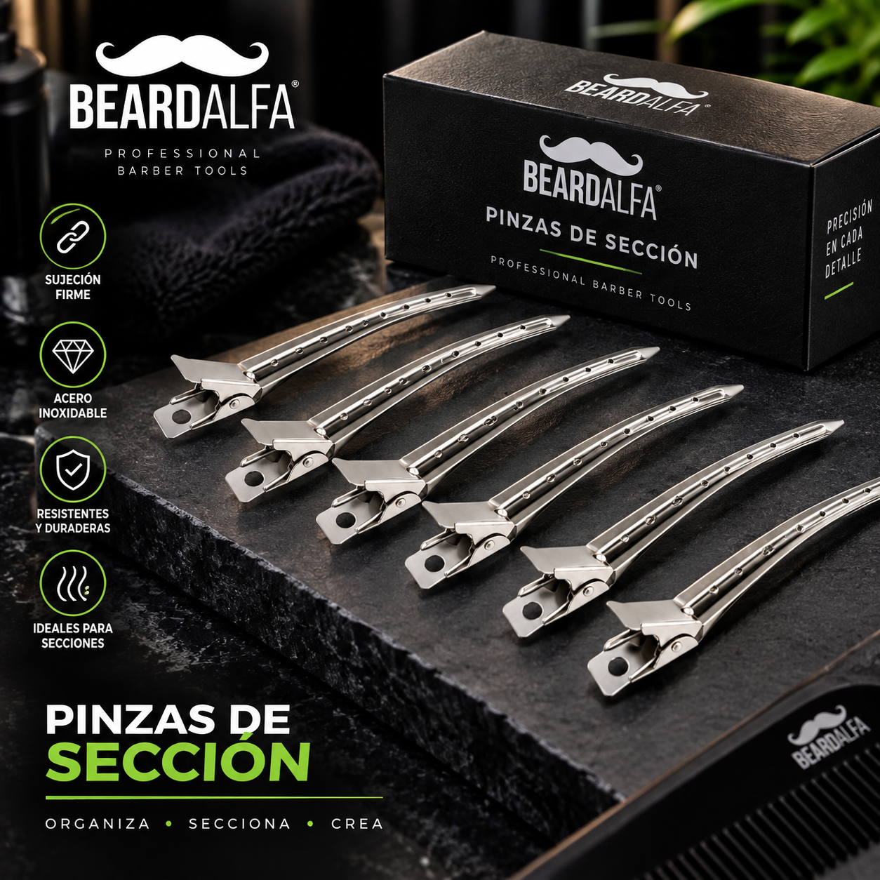 Beard Alfa | Pinzas de Seccion