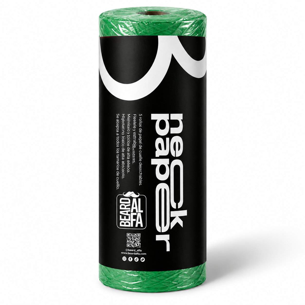 Beard Alfa | Papel de Cuello Negro