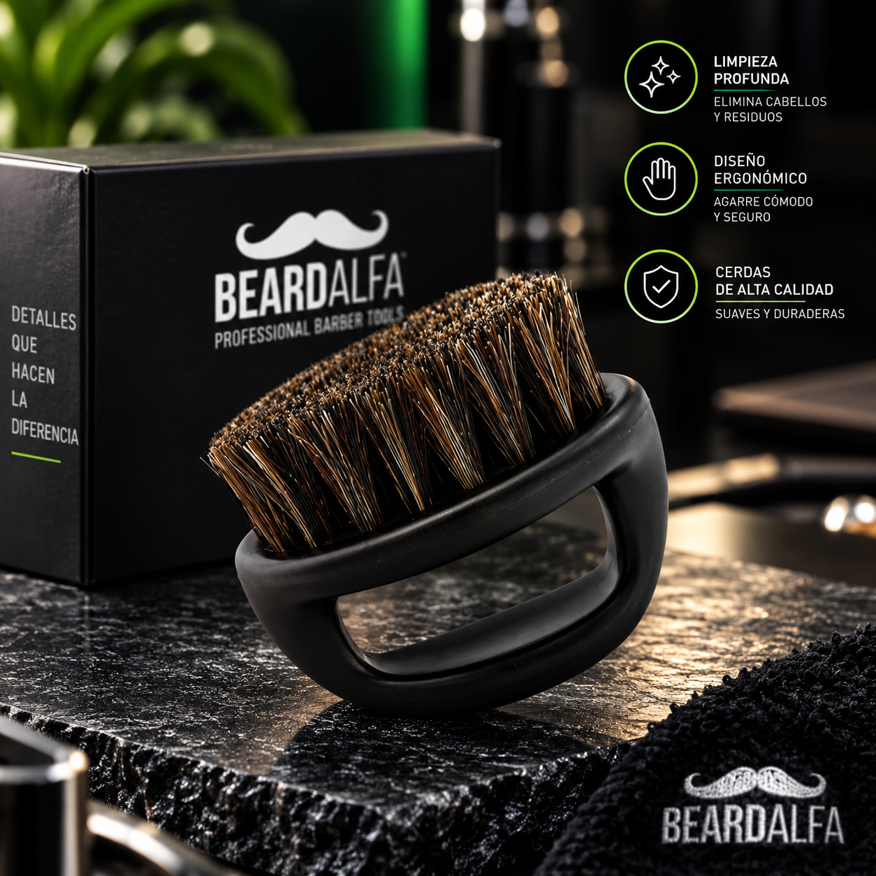 Beard Alfa | Brush de Anillo