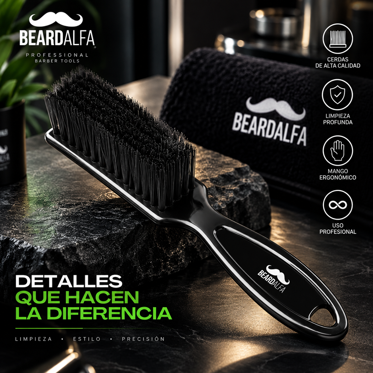 Beard Alfa | Cepillo de Limpieza