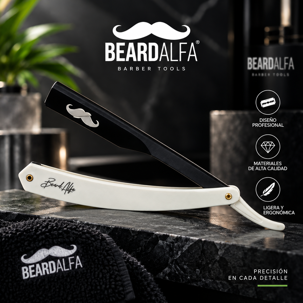 Beard Alfa | Navaja para Afeitar 2 Cuerpos