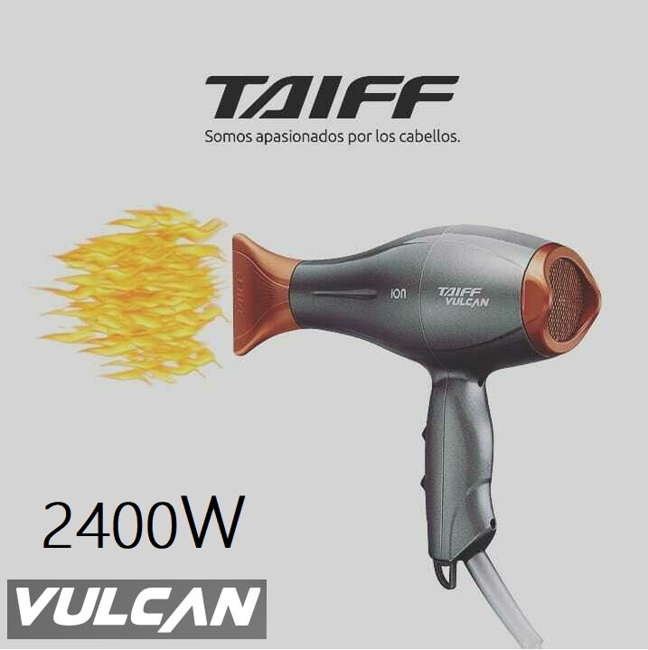 Taiff | Secadora de Cabello Vulcan 2400W Profesional