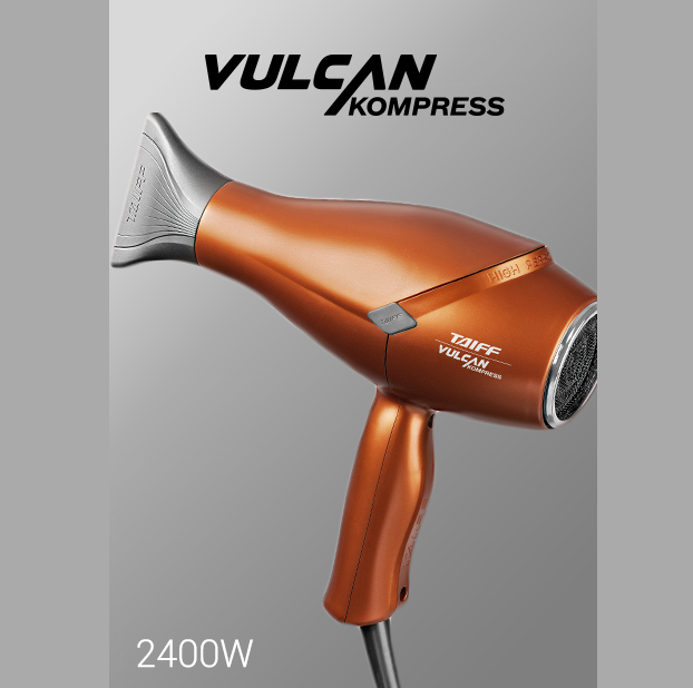 Taiff | Secadora de Cabello Vulcan Kompress 2400W Profesional