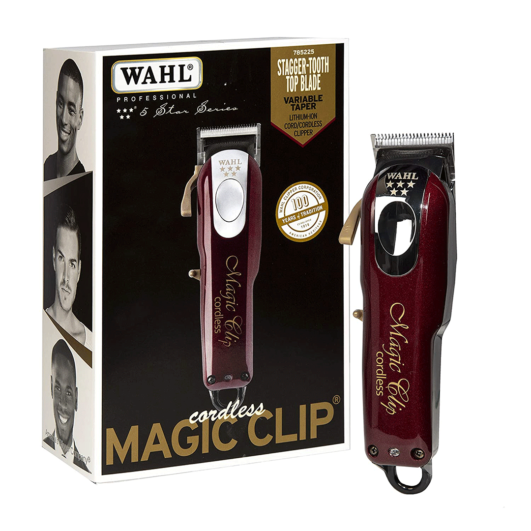 Wahl 5 Star Magic Clip Cordless Maquina para Cortar Cabello BEARD ALFA Los Especialistas en Productos de Barberia