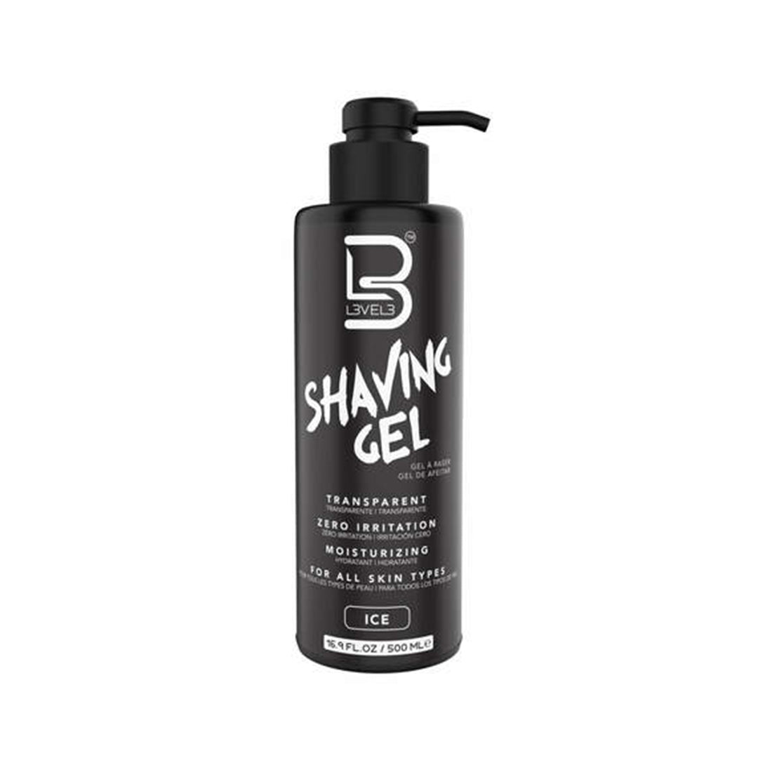 L3VEL3™ | Transparent Shaving Gel - 500 Ml.