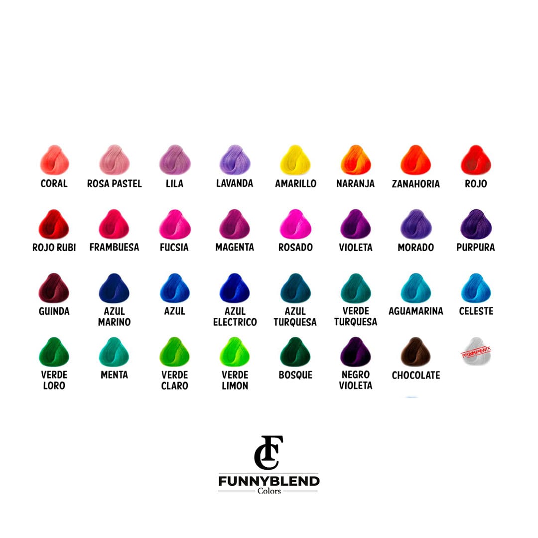 Color | Funnyblend Colors - Tintes para el Cabello